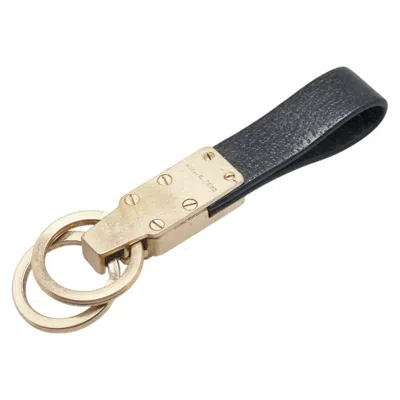 Pre-owned Ferragamo Gold Leather Keyring () In Multi