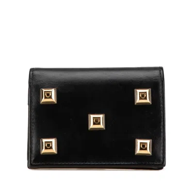 Pre-owned Ferragamo Gold Leather Wallet (bi-fold) () In Multi
