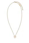Ferragamo Gancini Crystal- Embellished Necklace