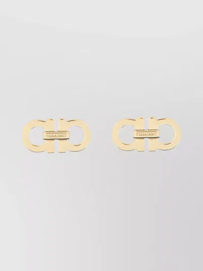 Ferragamo Gold-tone Finish Statement Earrings