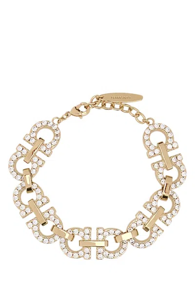 FERRAGAMO GOLDEN GANCINI BRACELET