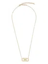 Ferragamo Golden Gancini Necklace In Gold