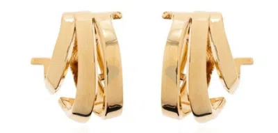 Ferragamo Gold-tone Hoop Earrings