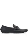 Ferragamo Gancini Leather Loafers