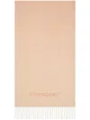 Ferragamo Gradient-effect Cashmere Scarf In Nylund Pink/mascarpone