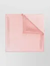 Ferragamo Gancini Hook Scarf With Shaded Effect In Pink