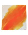 Ferragamo Gradient Tie-dye Silk Bandeau In Orange