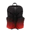 Ferragamo Two-tone Gradient Zipped Backpack In Black