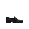 Ferragamo Salvatore  Men Dark Brown Leather Grandioso Loafers In Black