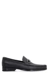 Ferragamo Grandioso Grained Leather Loafers
