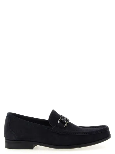Ferragamo Grandioso Loafers In Black