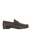 Ferragamo Grandioso Slip-on Loafers In Black