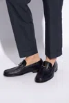 Ferragamo Avril Double Gancio Bit Loafer In Black