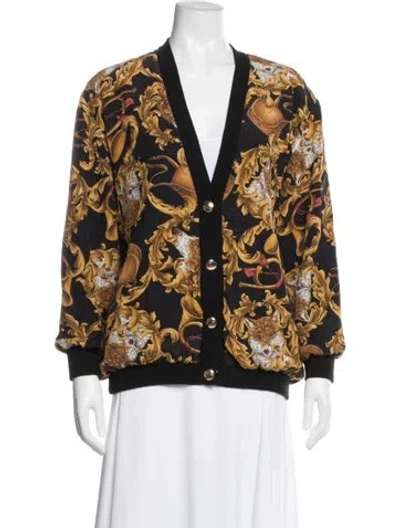 Pre-owned Ferragamo Graphic Print Jacket In Multi