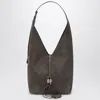 Ferragamo Gray Suede Hobo Bag In Grey