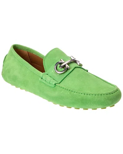 Ferragamo Grazioso Crosta Cachemire Am Lime In Green