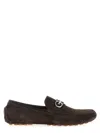 Ferragamo Elegant Nubuck Loafers For Modern Comfort In Brown