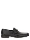 Ferragamo Great" Loafer With "hooks In Black