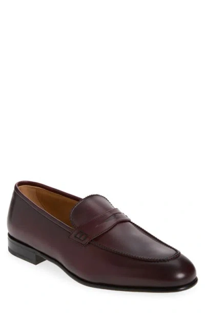Ferragamo Great New Penny Loafer In Brown