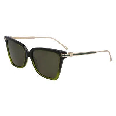 Ferragamo Green Butterfly Ladies Sunglasses Sf2036s 316 56