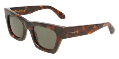 Ferragamo Green Butterfly Ladies Sunglasses Sf2105s 240 50
