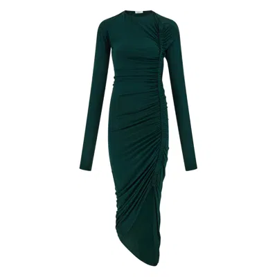 FERRAGAMO FERRAGAMO GREEN DRESSES - DAY DRESSES WOMEN