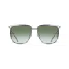 Ferragamo 58mm Gradient Modified Rectangular Sunglasses In Green