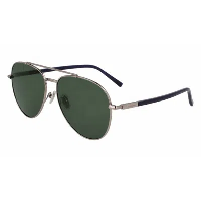 Ferragamo Green Pilot Men's Sunglasses Sf316s 022 61