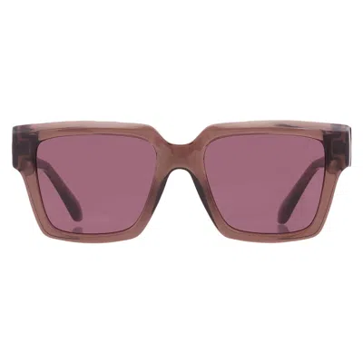 Ferragamo Green Square Ladies Sunglasses Sf2014s 511 54 In Brown