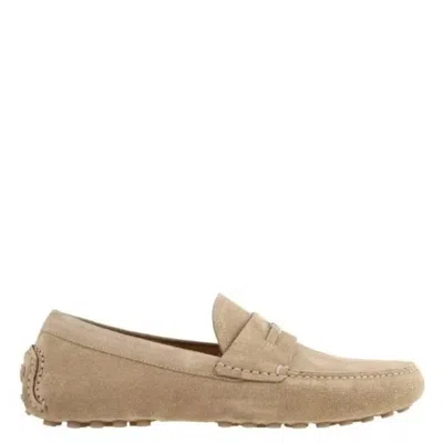 Ferragamo Grenoble Penny Driver Loafers In Neutral