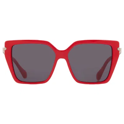 Ferragamo Grey Butterfly Ladies Sunglasses Sf1106s 600 57 In Pink