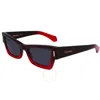 Ferragamo Grey Cat Eye Ladies Sunglasses Sf2006s 615 53