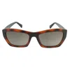 Ferragamo Grey Cat Eye Sunglasses Sf958s 214 55 In Brown