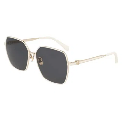 Ferragamo Grey Geometric Ladies Sunglasses Sf2041slb 103 60 In Gray