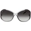 Ferragamo Grey Gradient Butterfly Ladies Sunglasses Sf942s 007 61 In Gray