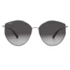 Ferragamo Grey Gradient Irregular Ladies Sunglasses Sf264s 785 60 In Black