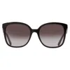 Ferragamo Grey Gradient Square Ladies Sunglasses Sf1072s 001 56 In Black