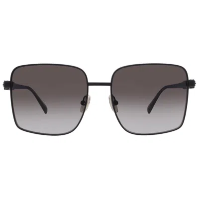 Ferragamo Grey Gradient Square Ladies Sunglasses Sf330s 002 57 In Black