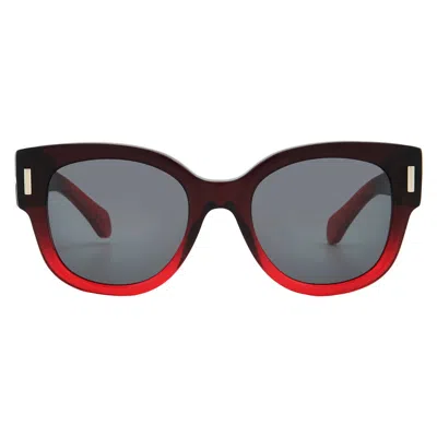 FERRAGAMO FERRAGAMO GREY OVAL LADIES SUNGLASSES SF2007S 615 51