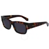 Ferragamo Rivets 53mm Rectangular Sunglasses In Brown