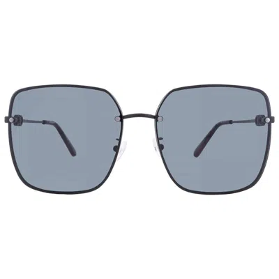 Ferragamo Grey Square Ladies Sunglasses Sf280sa 001 61 In Black