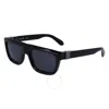 Ferragamo Grey Square Men's Sunglasses Sf2009s 001 56