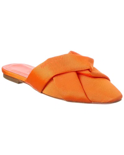 Ferragamo Grosgrain Mule In Orange