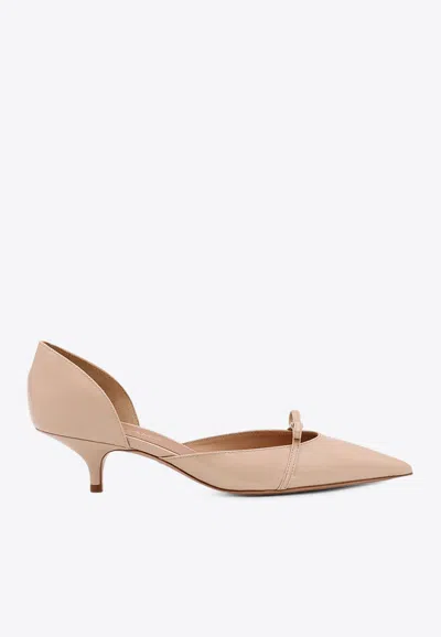 Ferragamo Gyoia 40 Mini Bow Patent Leather Pumps In Multi