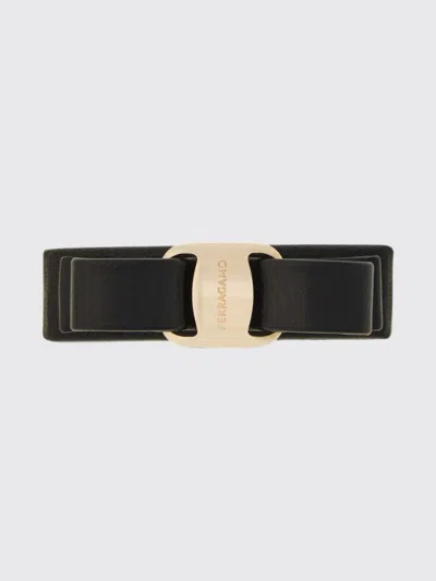 Ferragamo Hair Accessory Woman In Black