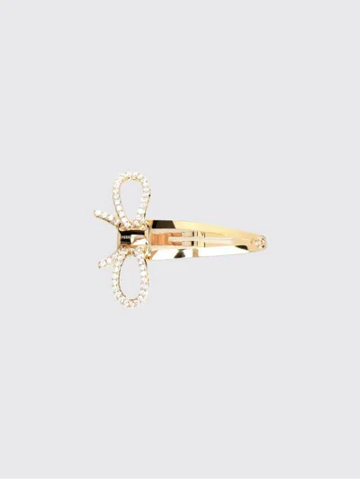 Ferragamo Hair Accessory Woman In Gold