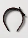 Ferragamo Hairband Woman  In Brown