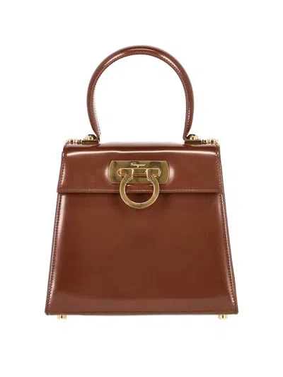 Ferragamo Handbag In Brown