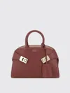 Ferragamo Top Handbag In Black