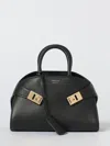 Ferragamo Hug Soft Leather Crossbody Bag In Black